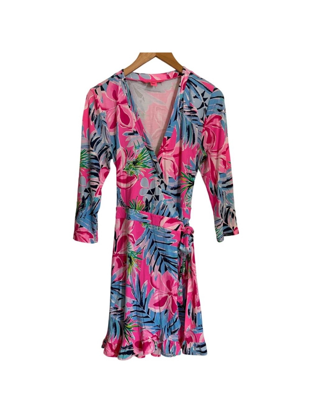 Lilly Pulitzer JessaLynne Romper cockatoo pin pretty in pink size medium - Picture 2 of 9